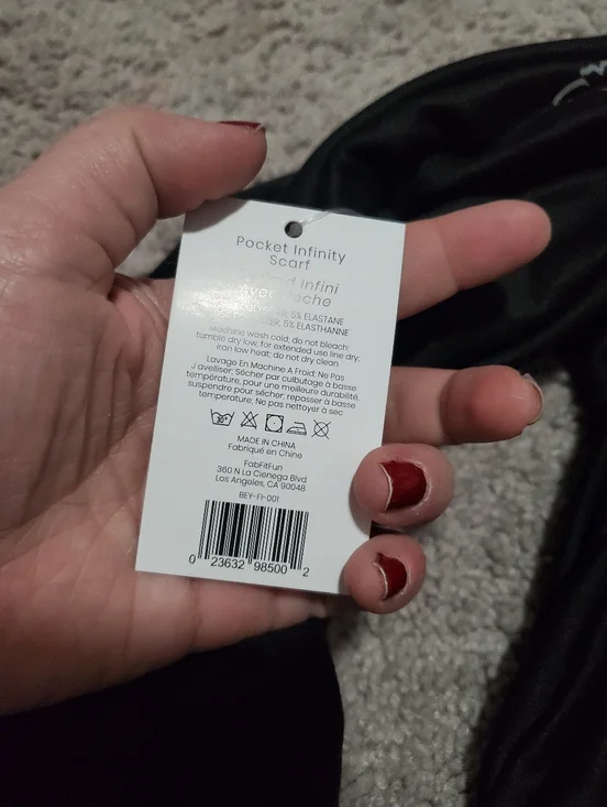 Beyond Yoga Pocket Infinity Scarf - Picture 3 of 6